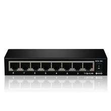 Conmutador Ethernet gigabit de 8 puertos 10/100 / 1000Mbps y conmutador Ethernet de enlace ascendente de 1 Gigabit